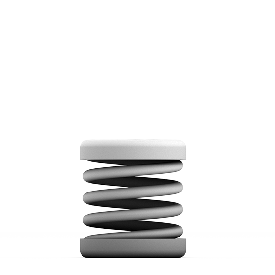 Spring oscillation damper	