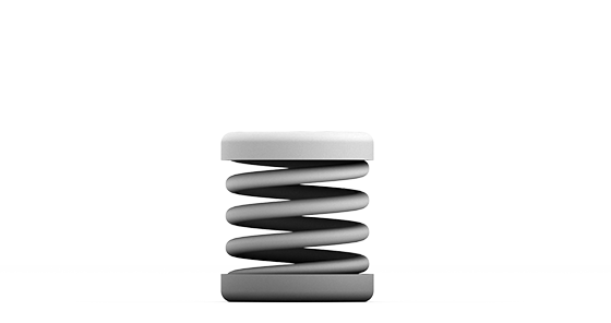 Spring oscillation damper	